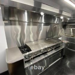 Custom Neon Gradient Catering Trailer Twin Axle Street Food Unit Custom Neon Gradient Catering Trailer Twin Axle Street Food Unit