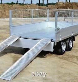 Debon 3 PW3 way electric tipper trailer 3500kg gvw. NEW Twin axle, drop sides