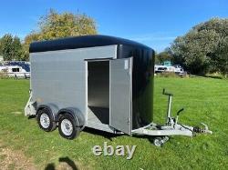 Debon C500 Box Trailer MGW 2600kg, Side Door, Full Ramp USED 2018 Black front