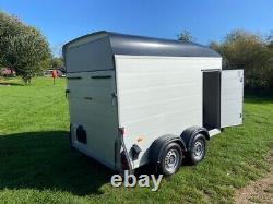 Debon C500 Box Trailer MGW 2600kg, Side Door, Full Ramp USED 2018 Black front