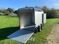 Debon C500 Box Trailer MGW 2600kg, Side Door, Full Ramp USED 2018 Black front