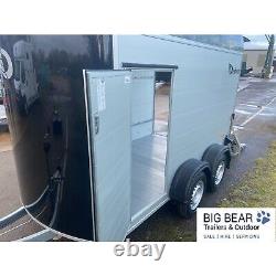 Debon C500 Box Trailer MGW 2600kg, Side Door, Full Rear Ramp /Barn Door IN STOCK