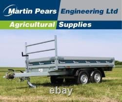 Debon PW1.2 Electric Tipper Trailer MGW 2000KG Complete with Spare Wheel