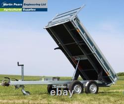 Debon PW1.2 Electric Tipper Trailer MGW 2000KG Complete with Spare Wheel