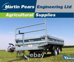 Debon PW1.2 Electric Tipper Trailer MGW 2000KG Complete with Spare Wheel