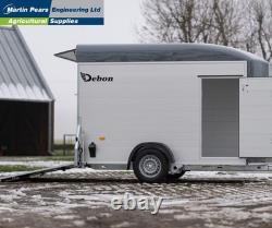 Debon Roadster C500 Twin Axle Box Van Trailer, 2000KG MGW, Side Access Door