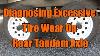 Diagnosing Excessive Tire Wear On Rear Tandem Axle