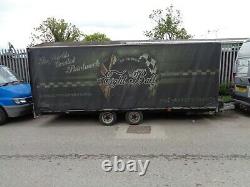 Display/haulage/trader Trailer, Twin Axle, 3000kg, Removable Cover