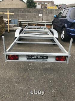 Double Axle Trailer With Suspension Twin Axle Braked Dep Heat Galvanized Steel