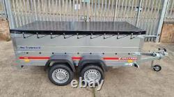 Double Sided Twin Axle Car Trailer 8'7 x 4'1 (263 cm x 125 cm) 750 kg