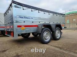 Double Sided Twin Axle Car Trailer 8'7 x 4'1 (263 cm x 125 cm) 750 kg