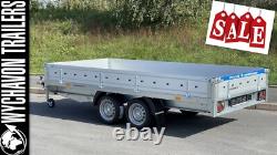 Drop Sides Car Trailer 10,6 X 5,6ft Twin Axle 2700kg Al-ko Suspension Brand New