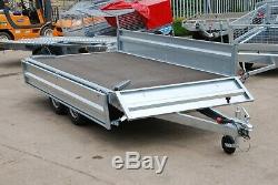 Drop Sides Trailer 10ft X 5,2ft Twin Axle 750kg New Car Trailer 305cm X 160cm