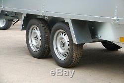 Drop Sides Trailer 10ft X 5,2ft Twin Axle 750kg New Car Trailer 305cm X 160cm