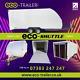 Eco Shuttle Car Trailer Enclosed Covered Race Classic Transporter 4.5m 3000kg