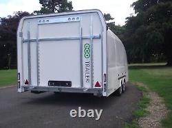 Eco-Trailer Velocity iQ Enclosed 3000kg, shuttle enclosed covered race car