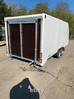 Enclosed Eco Trailer Shuttle, Race Car Covered Shuttle Transporter