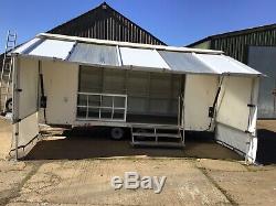 Event Trailer Display Trailer Mobile Display Unit Shop Twin Axle Box Trailer