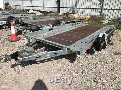 Ex-Hire Indespension CT27147 14ft Twin Axle Car Transporter Trailer 2700KG