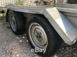 Ex-Hire Indespension CT27147 14ft Twin Axle Car Transporter Trailer 2700KG