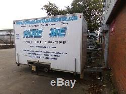 Ex Hire Twin Axle Box Trailer 10 ft x 5 ft x 6 ft 10