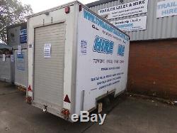 Ex Hire Twin Axle Box Trailer 10 ft x 5 ft x 6 ft 10