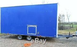 Exhibition Trailer Show Shop Hospitality Racing, Twin Axle Indespension Trailer