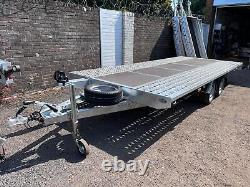 FLATBED Transporter Trailer Twin Axle Mars 5m x 2.1m 16.7ft 6.9ft 3000kg