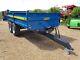 Fleming Tr10 Tipping 10 Tonne Dropside Trailer, Twin Axle, 10 Tonne Carry