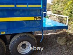 FLEMING TR8 Tipping 8 Tonne Dropside Trailer, Twin Axle, 8 Tonne Carry In s