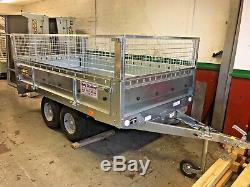 FRANC TWIN AXLE TRAILER & MESH KIT 8,3 ft X 4,7 ft from Teds Trailers Liverpool