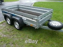Faro twin axle trailer 7'9 x 4'2 spare wheel, cover excellent condition