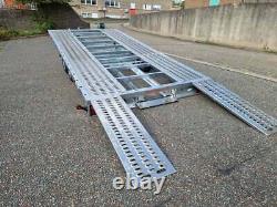 Flat Bed Car Transporter Trailer 14'9 x 6'10 Twin Axle Trailer 2700 kg gvw