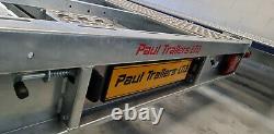Flat Bed Car Transporter Trailer 14'9 x 6'10 Twin Axle Trailer 2700 kg gvw