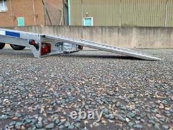 Flat Bed Car Transporter Trailer 14'9 x 6'10 Twin Axle Trailer 2700 kg gvw