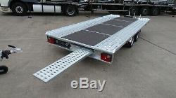 Flat Bed Car Transporter Trailer 16.4ft x 6.8ft 2700kg Twin axle Trailer