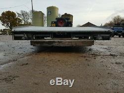 Flat Bed Trailer 16 foot Twin Axle Wheel Under Ifor Williams, car trailer #106