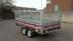 Flat Bed Twin Axle Trailer Removable Cage Sides 10ft X 5ft 750 Kg