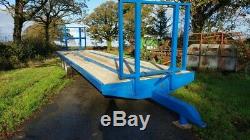 Flatbed Bale trailer 33ft twin axle
