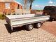 Flatbed Multi Purpose Twin Axle Trailer 10x6ft Gros Weight 750kg Brand New