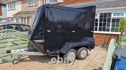 For Sale Black TOWaVAN Twin Axled Braked Box Trailer. Tow away for £1700.00