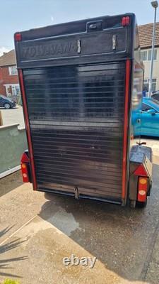 For Sale Black TOWaVAN Twin Axled Braked Box Trailer. Tow away for £1700.00