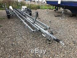Galvanised Twin Axle Braked Boat Trailer