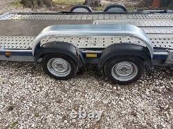 Galvanised steel trailer mudguards twin axle horse trailer car trailer