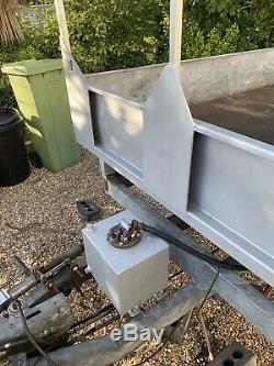 Galvanised twin axle 2 Ton tipping trailer 10x6