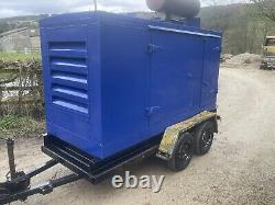 Generator trailer twin axle acoustic canopy 2700kg