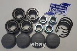 Genuine Ifor Williams Bearing Kit for Twin Axle Trailers Post 1996 P00002 x 4