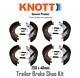 Genuine Knott For Ifor Williams Trailer 250 X 40 Brake Shoes Twin Axle P000330