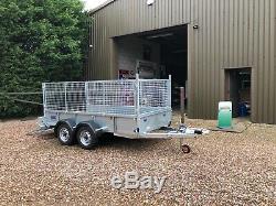 Goods Trailer 10' x 5'1 2700kg -Twin axle with gas assisted ramp & spare wheel
