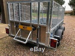 Goods Trailer 10' x 5'1 2700kg -Twin axle with gas assisted ramp & spare wheel